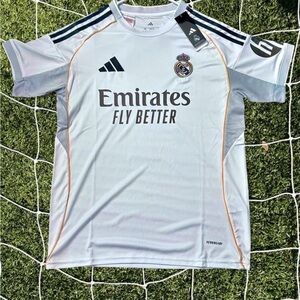 Adidas Real Madrid White and Black Jersey